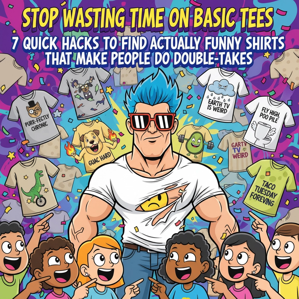 Stop Wasting Time on Basic Tees: 7 Quick Hacks to Find Actually Funny Shirts That Make People Do Double-Takes