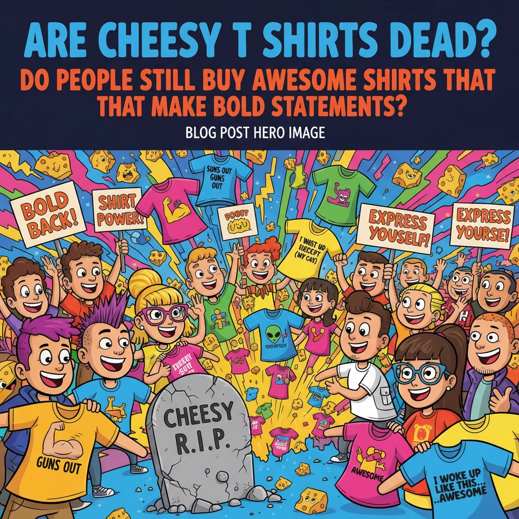 Are Cheesy T Shirts Dead? Do People Still Buy Awesome Shirts That Make Bold Statements?