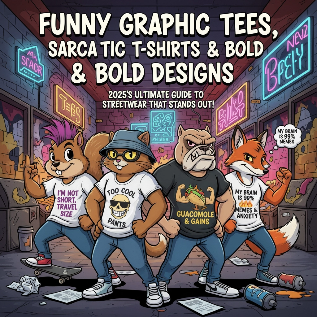 Funny Graphic Tees, Sarcastic T-Shirts & Bold Designs: 2025's Ultimate Guide to Streetwear That Stands Out!