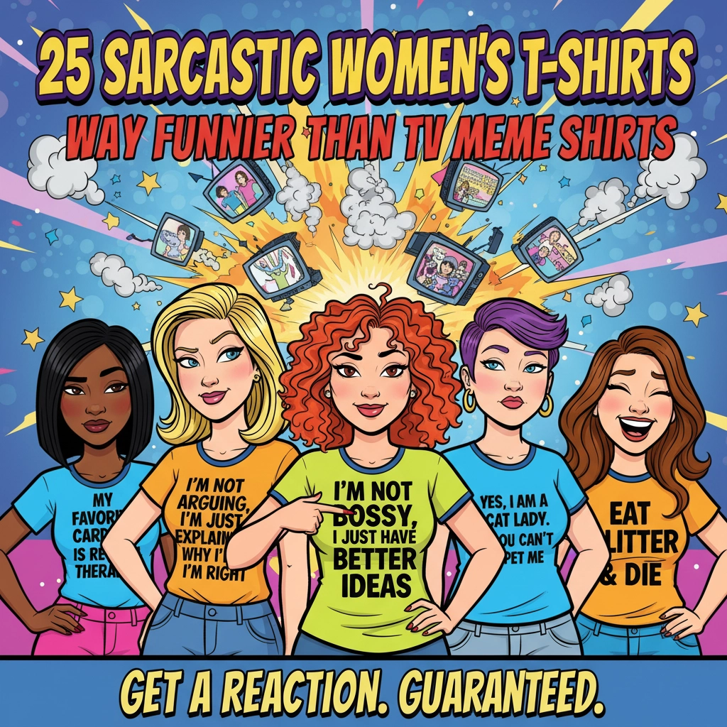 25 Sarcastic Women's T-Shirts That Are Way Funnier Than TV Meme Shirts (And Guaranteed to Get a Reaction)