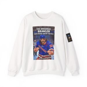 14502875108897737326_2048.jpeg Crewneck Sweatshirt — "The Broadway Brawler" Hockey Fan Graphic