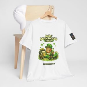 15389845231883224646_2048.jpeg Feelin' Shamrocked Today T-Shirt — Cute Leprechaun St. Patrick's Day Tee